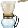Pour Over Coffee Carafes Hario Drip Pot Woodneck
