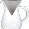 Pour Over Coffee Carafes Kinto SCS Coffee Carafe Set With Stainless Steel Filter 2 Cups