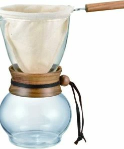 Pour Over Coffee Carafes Hario Drip Pot Woodneck