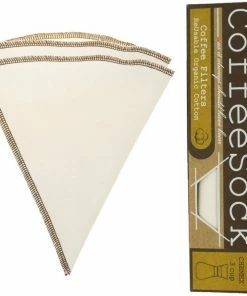CoffeeSock Chemex® Style 3 Coffee Filter, 2 Pcs