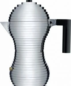 Moka Pots Alessi Pulcina MDL02 Moka Pot Black