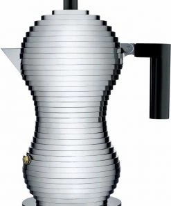 Moka Pots Alessi Pulcina MDL02 Moka Pot Black