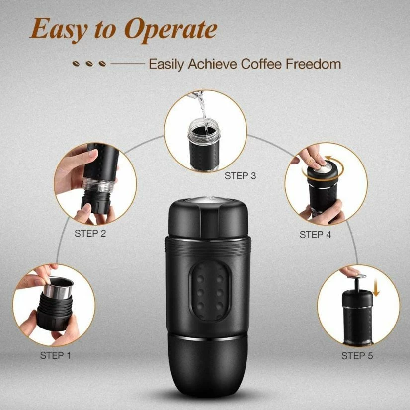 Other Coffee Equipment Staresso Mini (Capsules & Ground Coffee) Espresso Maker - Image 6