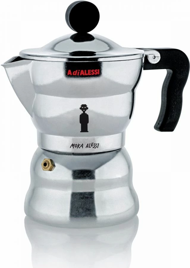 Moka Pots Moka Alessi AAM33 Espresso Coffee Maker 1 Moka Pots Moka Alessi AAM33 Espresso Coffee Maker