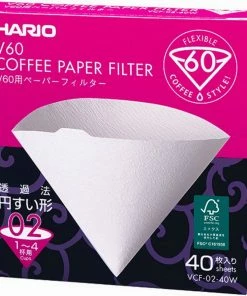 Filter Papers For Coffee Hario V60 Size 02 Coffee Paper Filters Box