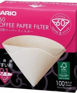 Filter Papers For Coffee Hario V60 Misarashi Size 01 Brown Coffee Paper Filters