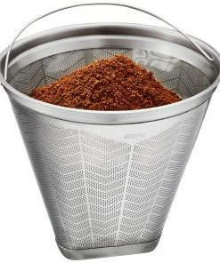Filter Papers For Coffee Gefu Flavo Reusable Steel Coffee Filter, Size 04