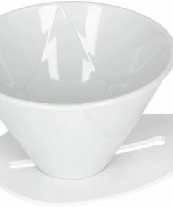 Coffee Drippers Hario V60 One Pour Ceramic Dripper Mugen Size 02, White