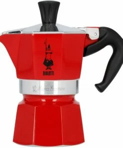 Moka Pots Bialetti Moka Express Stovetop Espresso Maker, Red