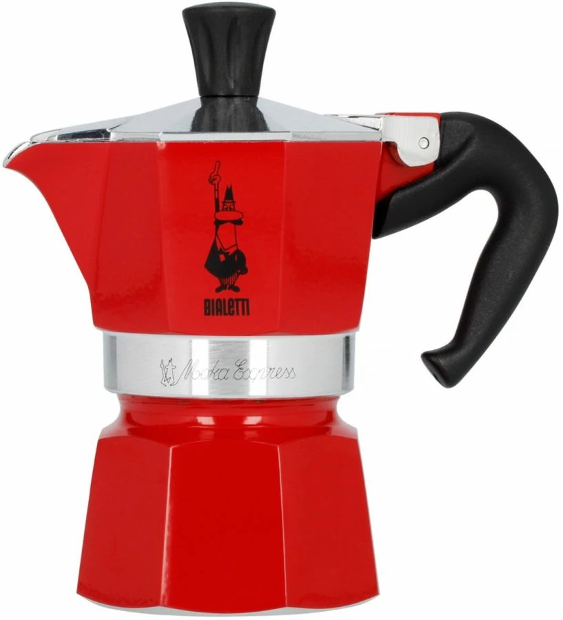 Moka Pots Bialetti Moka Express Stovetop Espresso Maker, Red