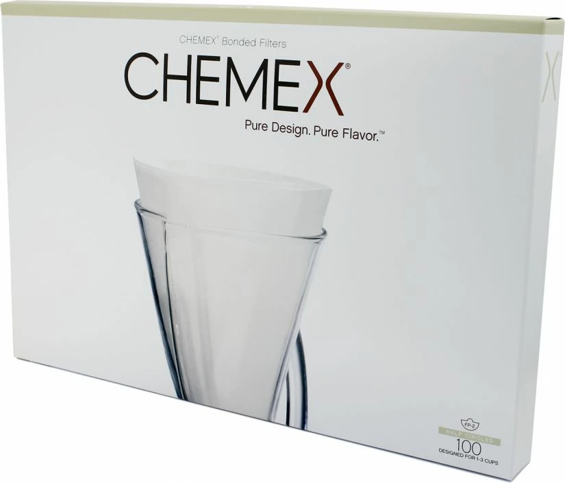 Chemex Filter Papers For 3 Cup Coffee Maker, 100 Pcs