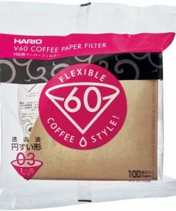 Filter Papers For Coffee Hario V60 Misarashi Size 03 Brown Coffee Paper Filters 100 Pcs
