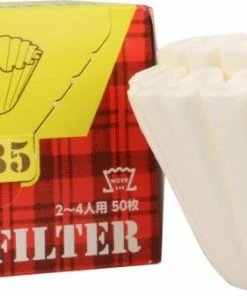 Filter Papers For Coffee Kalita Wave #185 White Filter Papers 50 Pcs