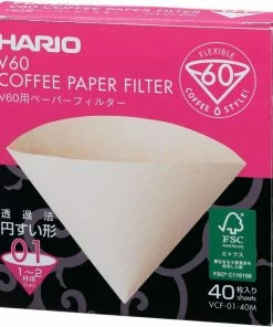 Filter Papers For Coffee Hario V60 Misarashi Size 01 Brown Coffee Paper Filters