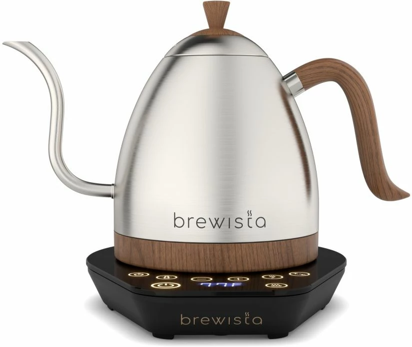 Electric Pour Over Kettles Brewista Artisan Gooseneck Variable Temperature Kettle 1 L