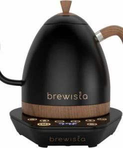 Electric Pour Over Kettles Brewista Artisan Gooseneck Variable Temperature Kettle 1 L